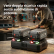 Caricabatterie doppio per batterie ricaricabili 20V KS C35A-2 thumbnail