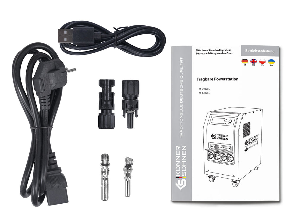 KS 3000PS 3 az 1-ben Hordozható Erőmű