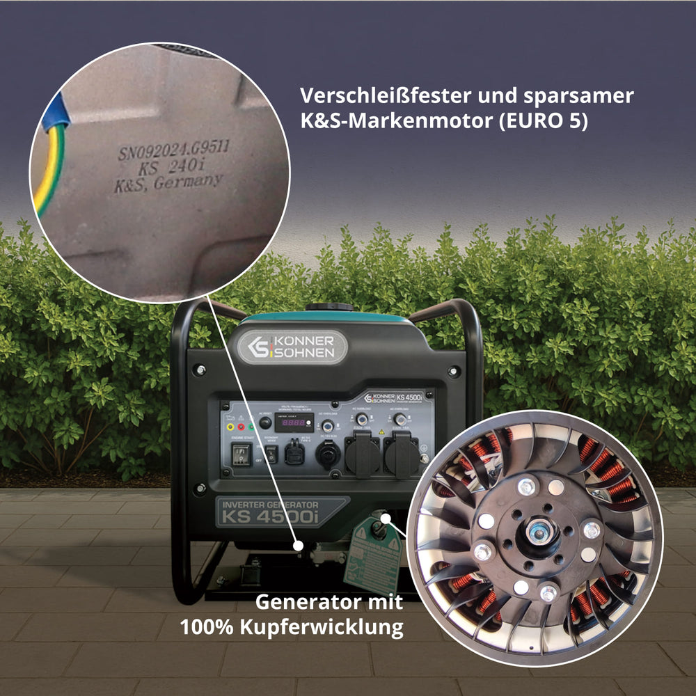 Invertorový generátor KS 4500i