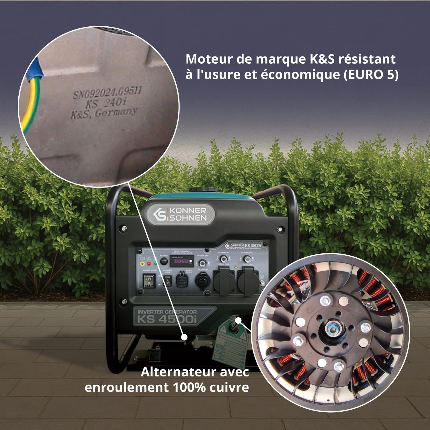 Groupe électrogène onduleur KS 4500i