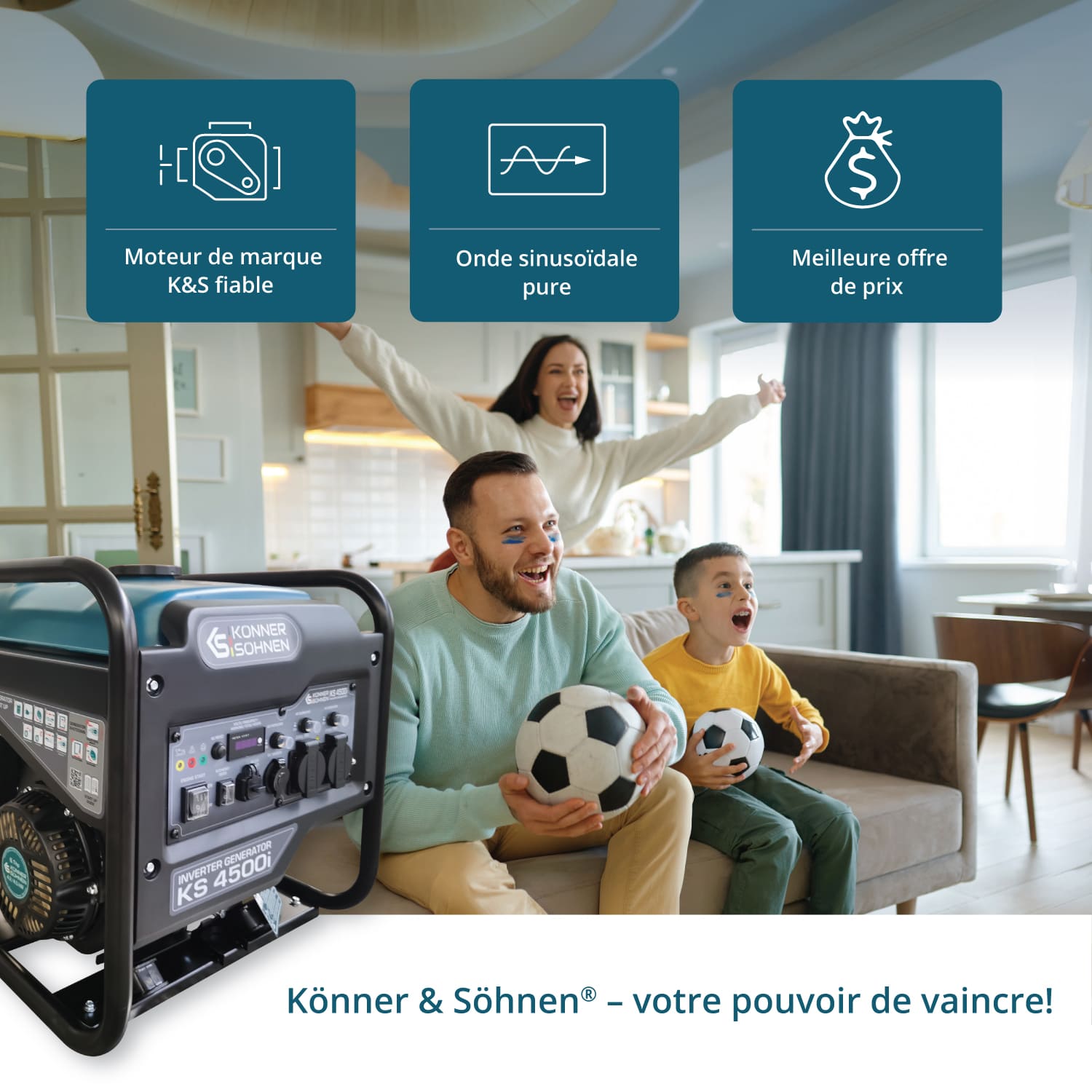 Groupe électrogène onduleur KS 4500i