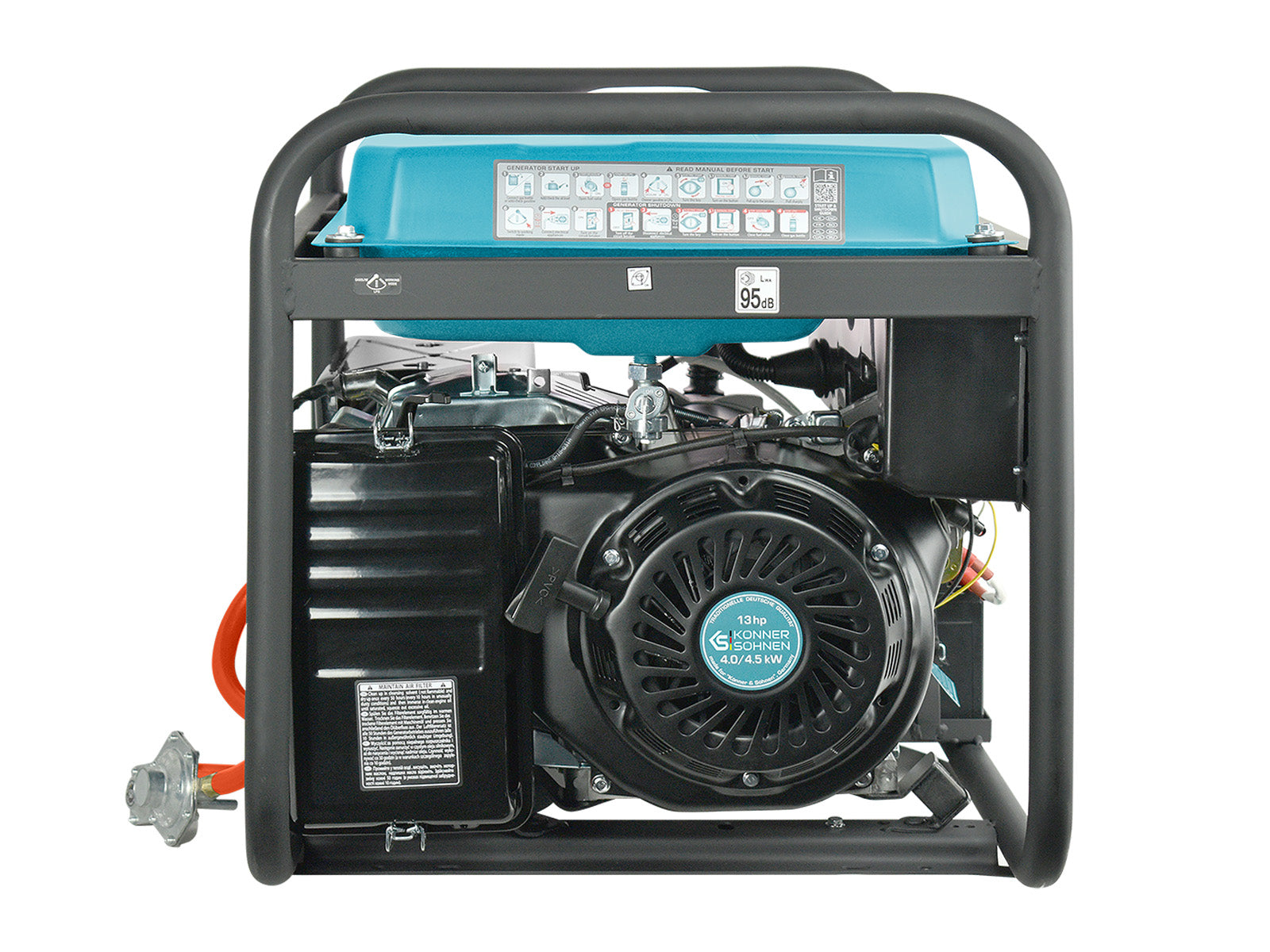 LPG/Benzin Generator "Könner & Söhnen" KS 5000E G