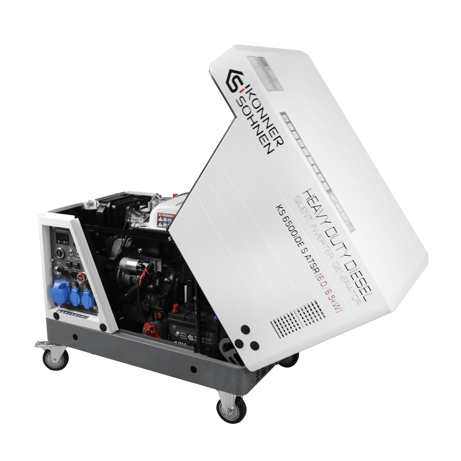 Generatore diesel inverter in cofano insonorizzato KS 6500iDE S ATSR