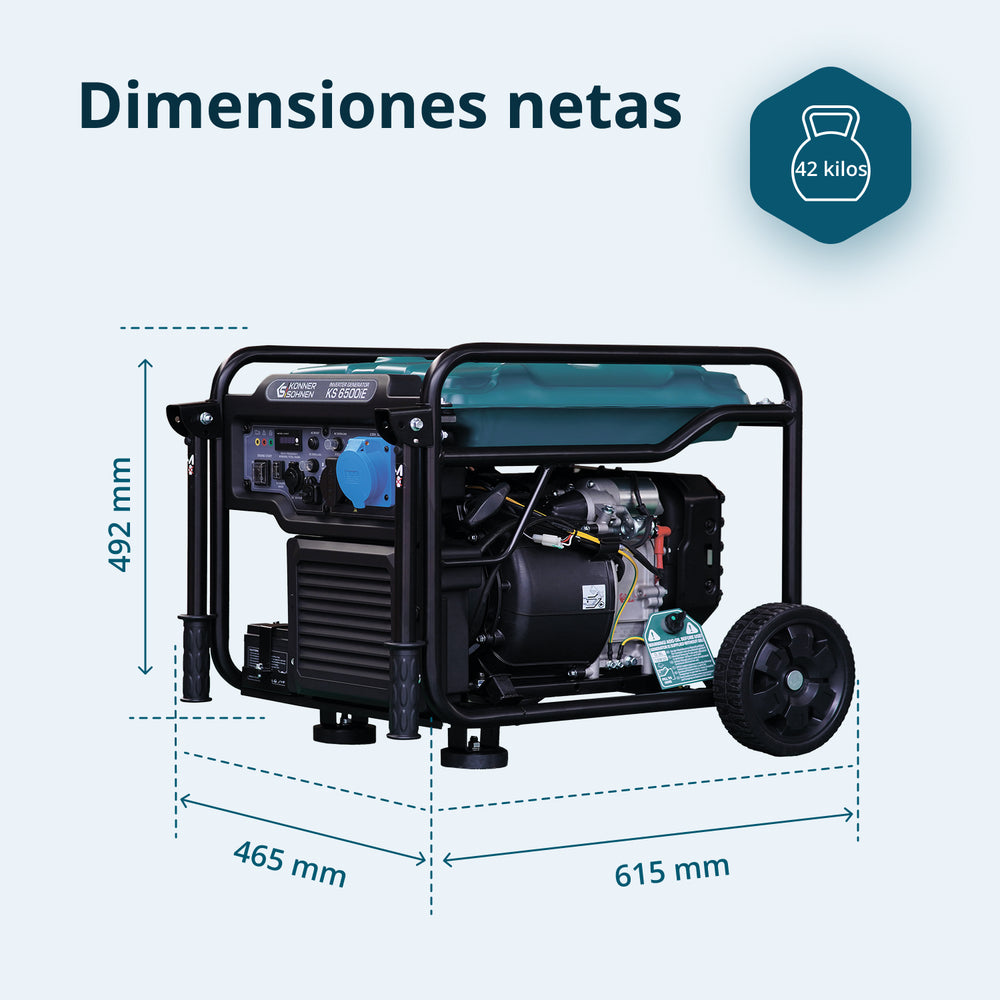 Generador inverter de gasolina KS 6500iE