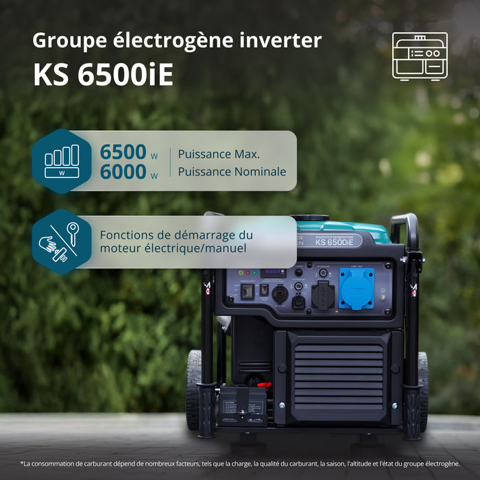 Groupe électrogène inverter KS 6500iE