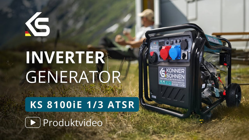 KS 8100iE 1/3 ATSR – 8 kW Inverter-Generator mit VTS-System (230V / 400V)