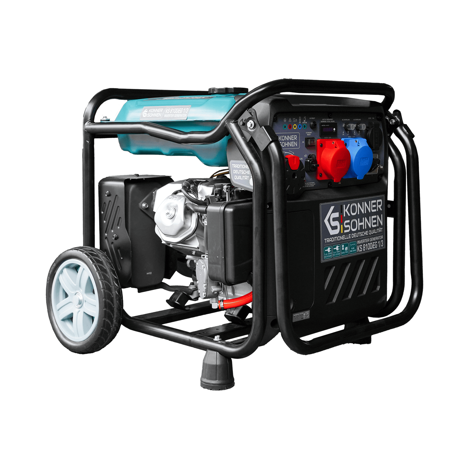 LPG/bensin invertergenerator KS 8100iEG 1/3