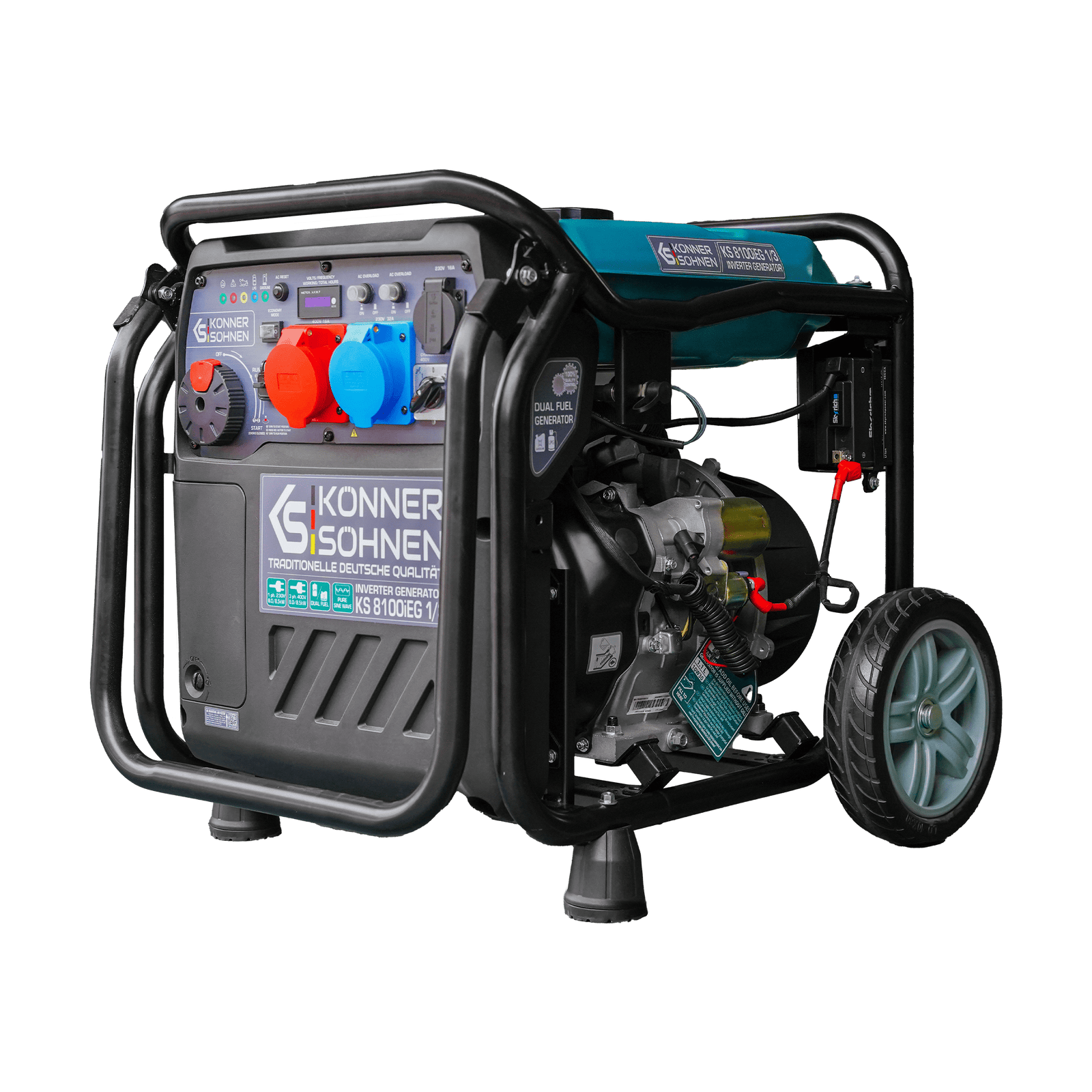 LPG/bensin invertergenerator KS 8100iEG 1/3