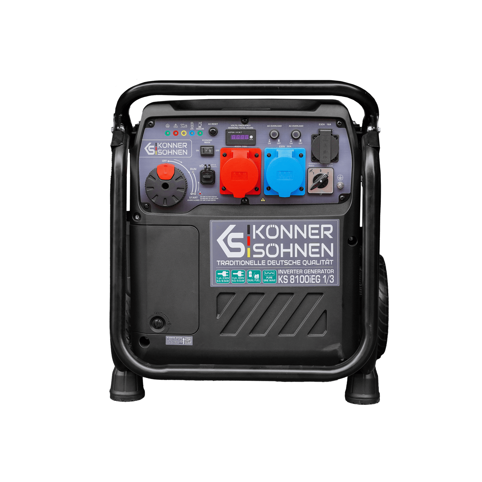 LPG/bensin invertergenerator KS 8100iEG 1/3