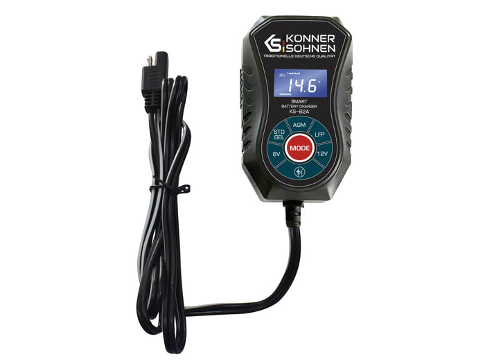 Cargador automático de baterías con clavija SAE KS B2A