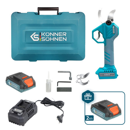 Tijera de podar a batería KS CPS20V-40 Case PLUS