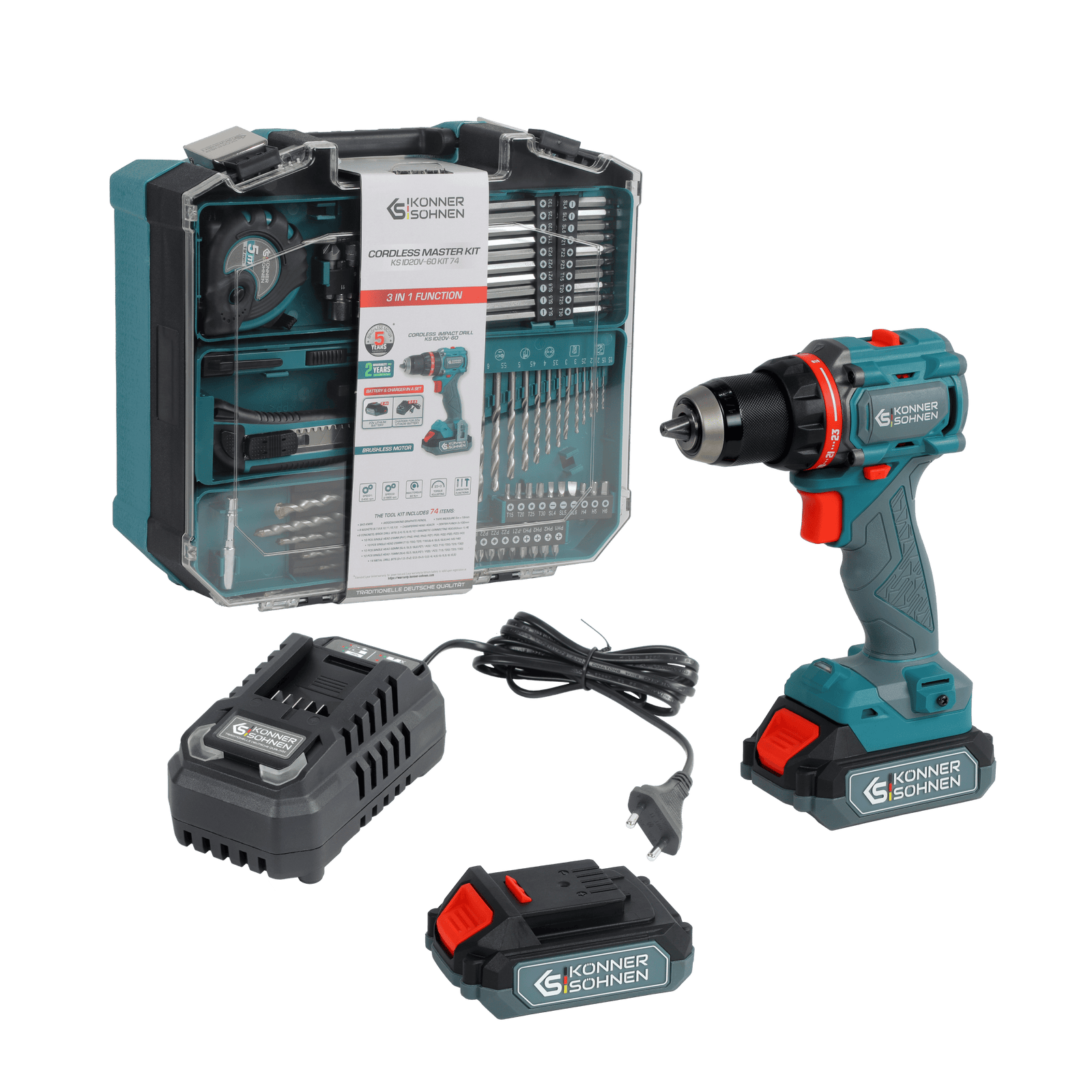 Бездротовий набір Master Set KS ID20V-60 KIT 74 