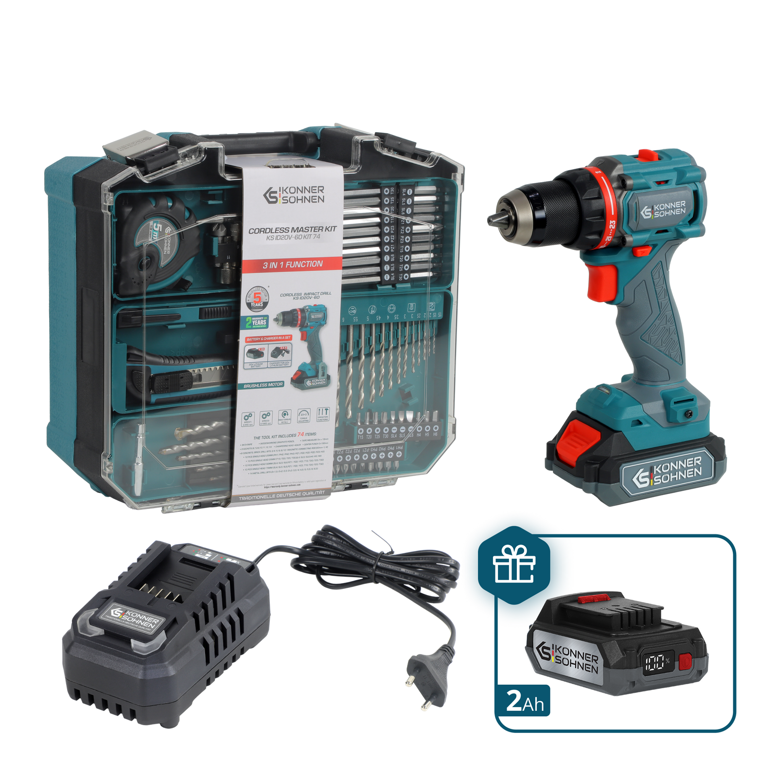 Johdoton Master Setti KS ID20V-60 KIT 74 PLUS