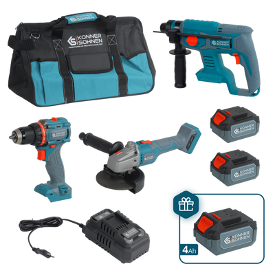 Set Master Senza Fili Kit 3-in-1 KS RHAGD 20V SET 3 PLUS