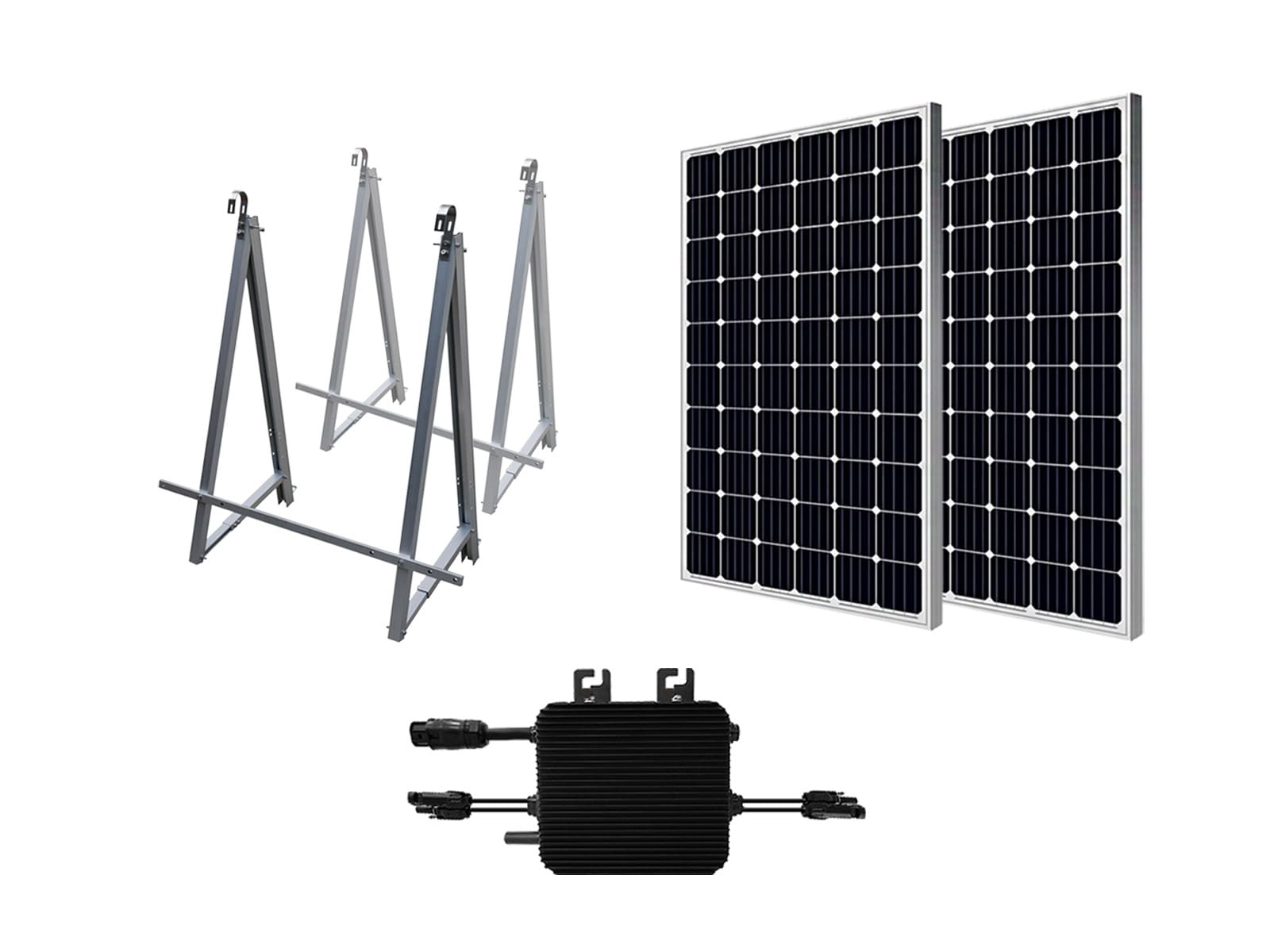 Balkon-Solarsystem KS SBS800-SET3