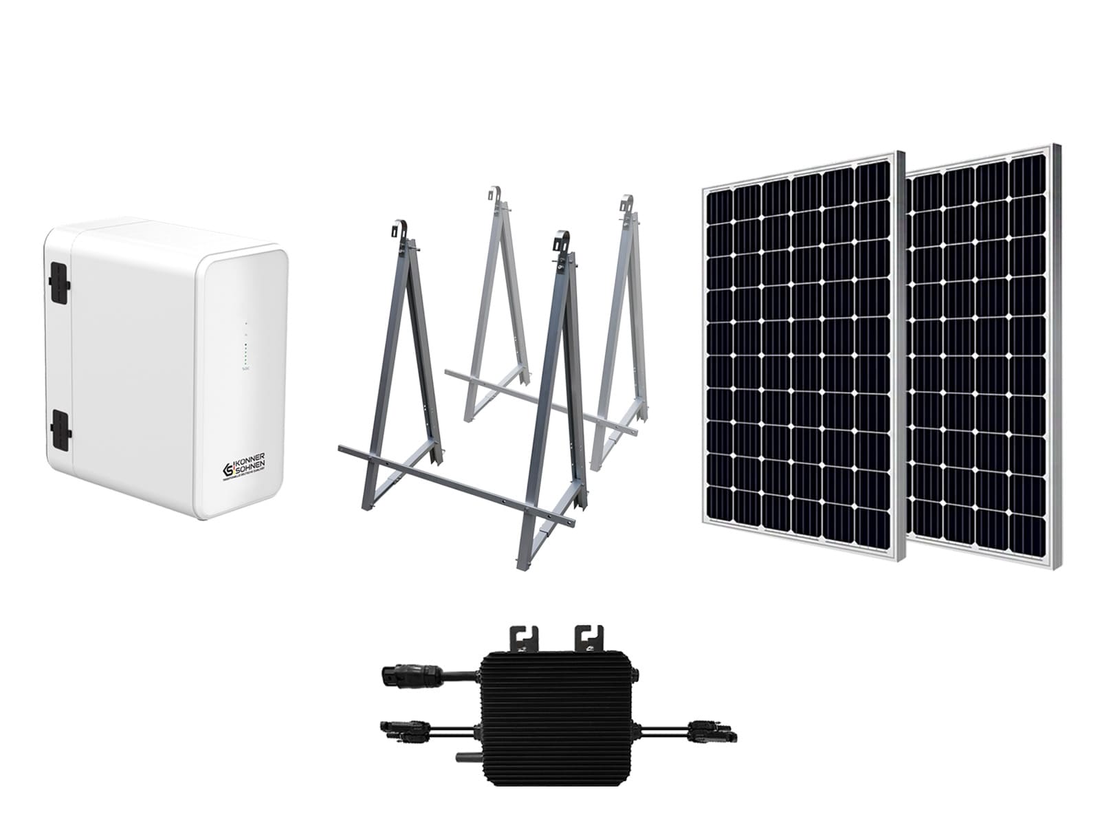 Sistema solar para balcón KS SBS800-SET4