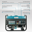 LPG/benzin generator "Könner & Söhnen" KS 2900G thumbnail