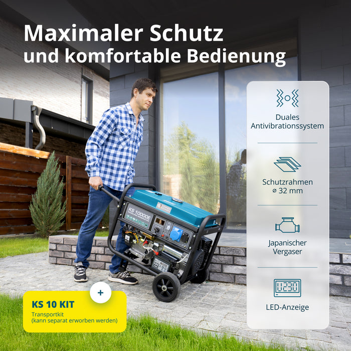 Gerador a gasolina "Könner & Söhnen" KS 10000E