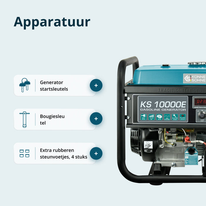 Benzinegenerator "Könner & Söhnen" KS 10000E