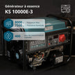 Groupe électrogène à essence "Könner & Söhnen" KS 10000E-3 thumbnail