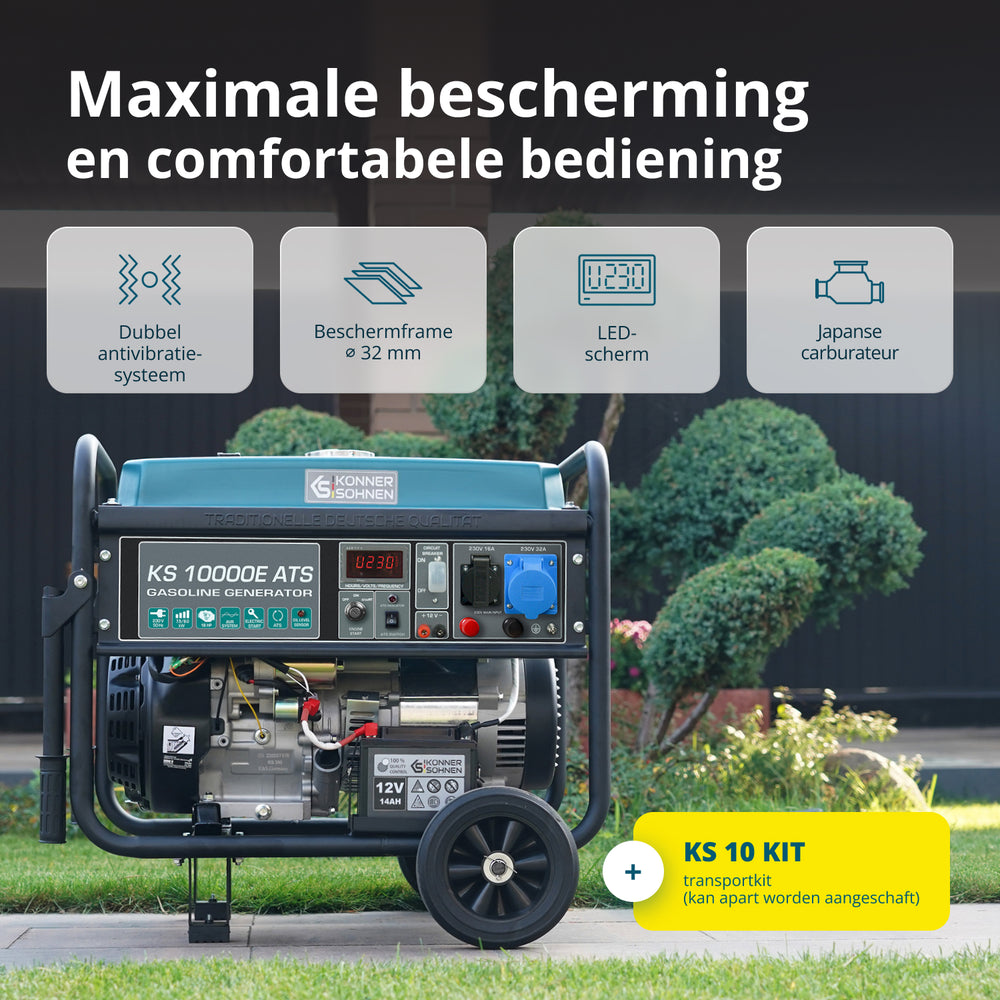Benzinegenerator "Könner & Söhnen" KS 10000E ATS