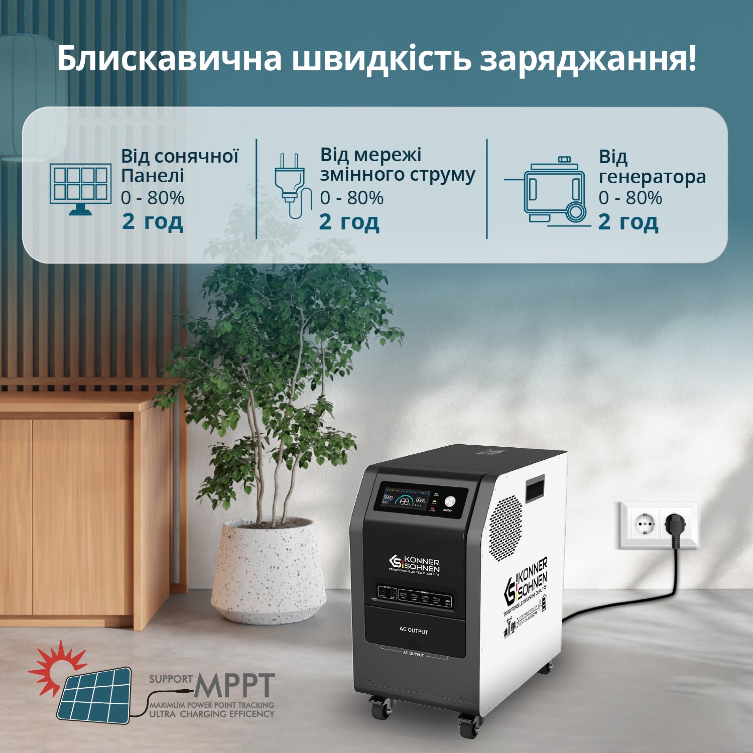 Портативна електростанція KS 3000PS