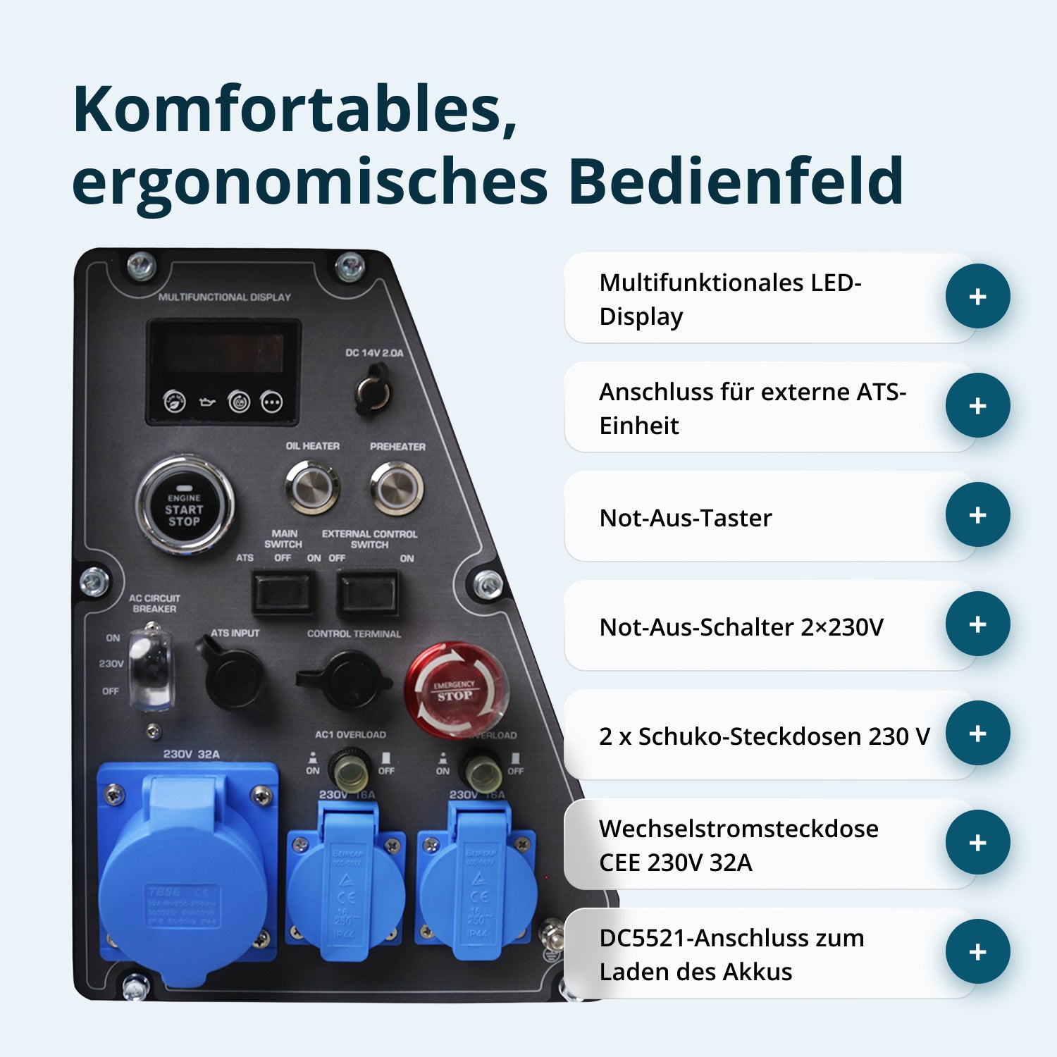 Дизел инвертер генератор у звучно изолованом кућишту KS 6500iDE S ATSR