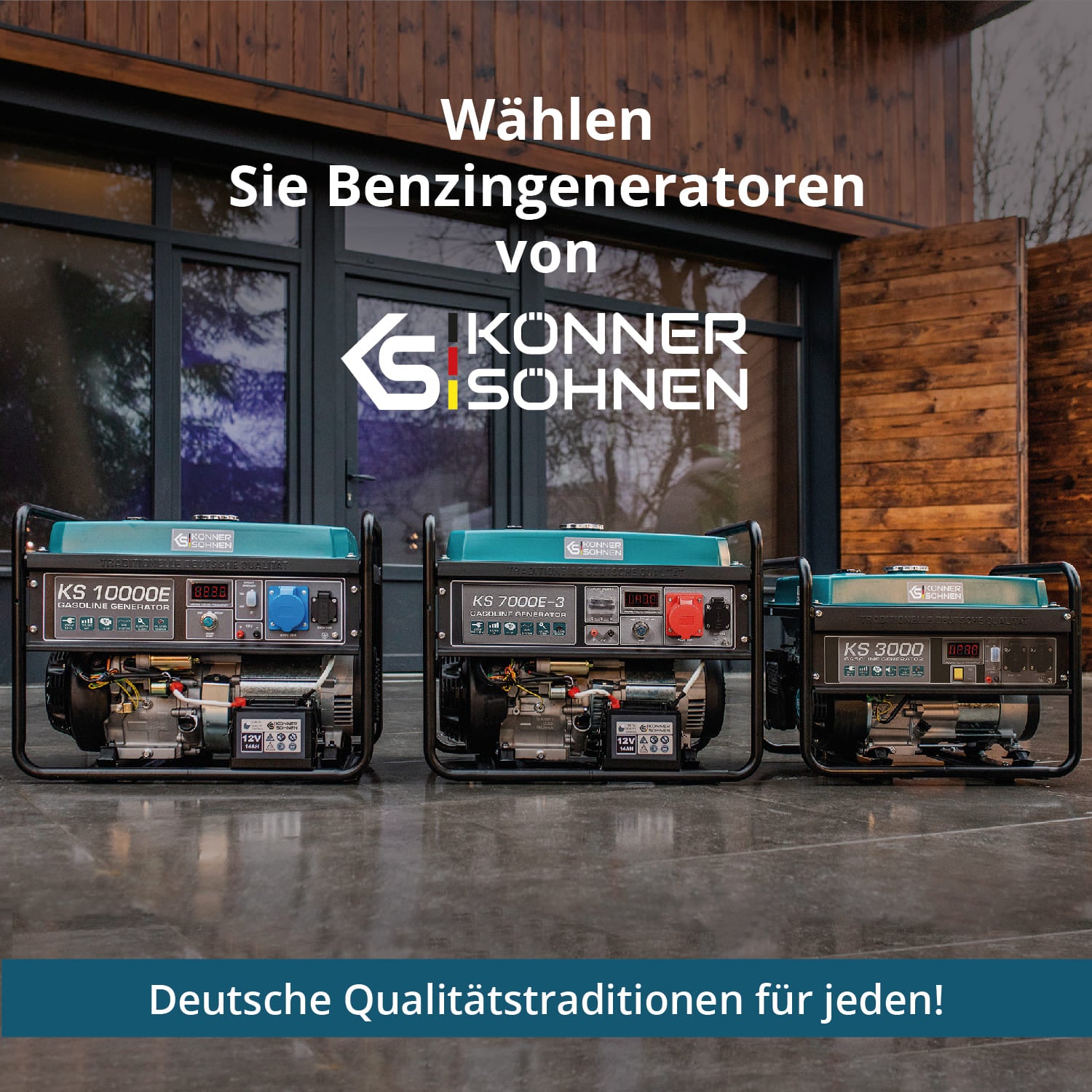 Benzin-Generator "Könner & Söhnen" KS 7000