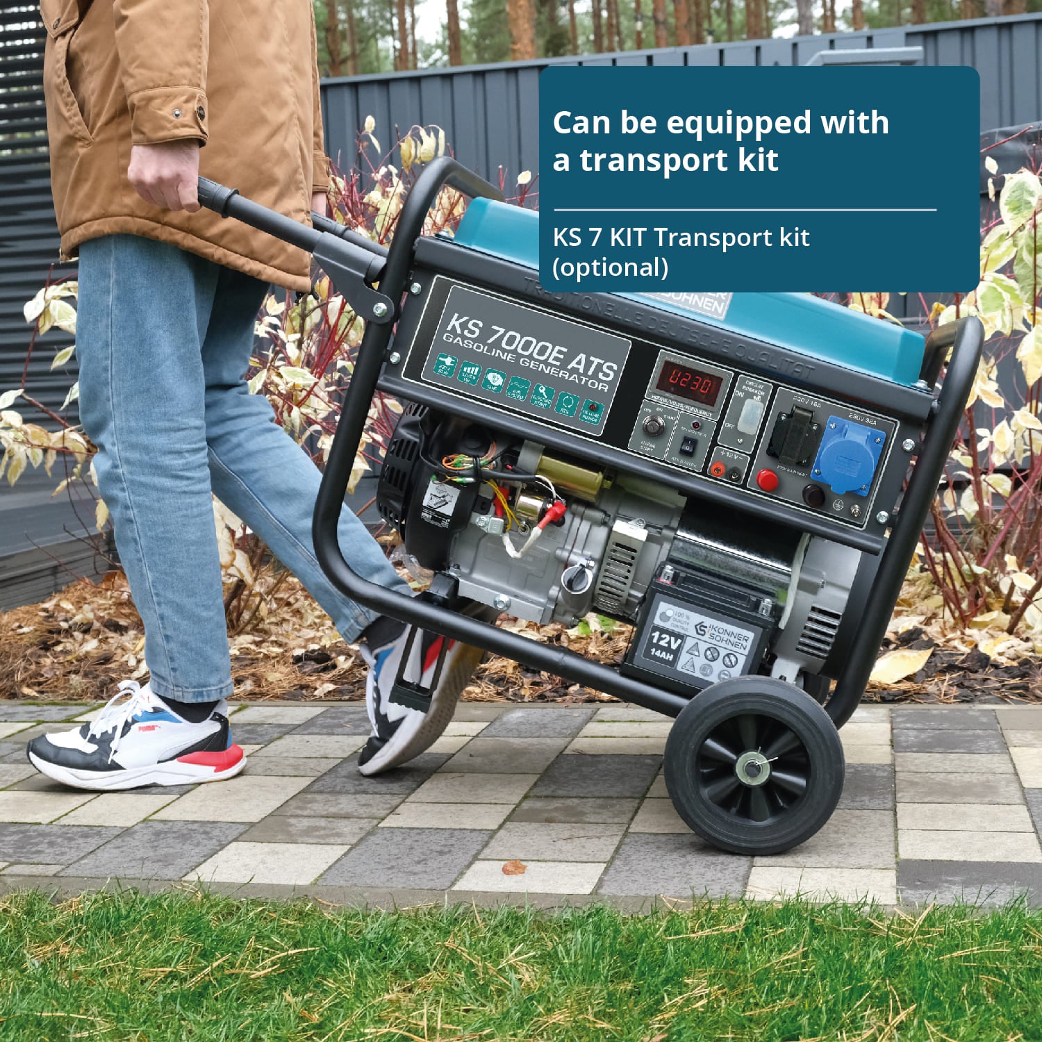 Generatore a benzina "Könner & Söhnen" KS 7000E ATS