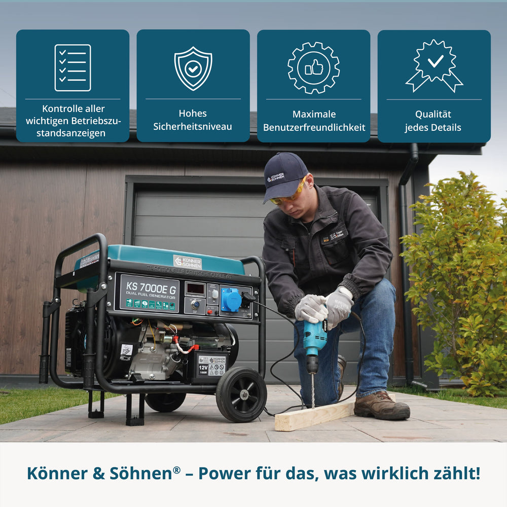 Γεννήτρια LPG/Βενζίνης «Könner & Söhnen» KS 7000E G