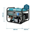 LPG/Benzin-Generator "Könner & Söhnen" KS 7000E G thumbnail