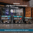 LPG/Benzin-Generator "Könner & Söhnen" KS 7000E G thumbnail