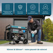 Groupe électrogène à essence/gaz "Könner & Söhnen" KS 7000E G thumbnail