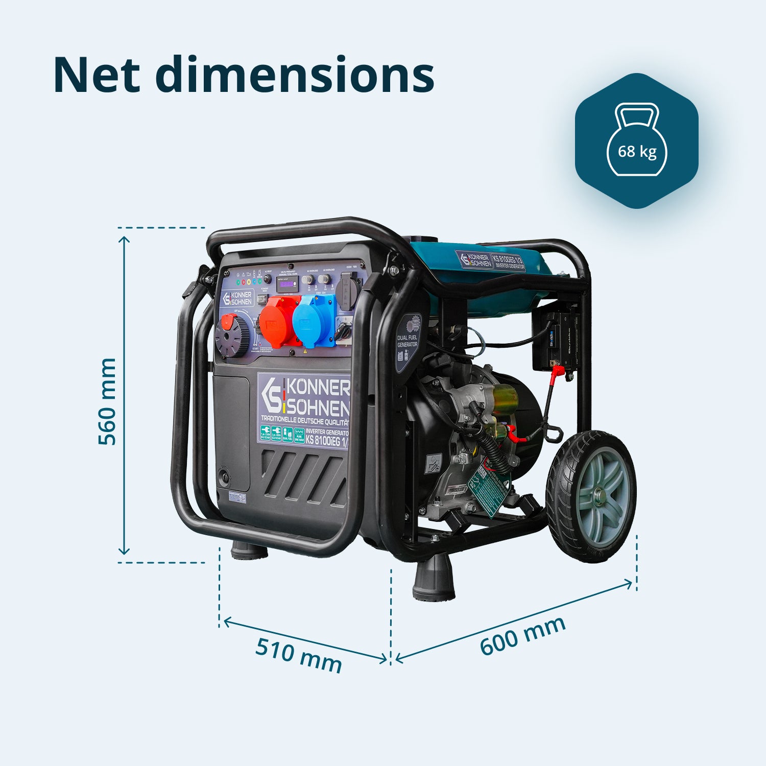 Μετατροπέας γεννήτριας LPG/βενζίνης KS 8100iEG 1/3