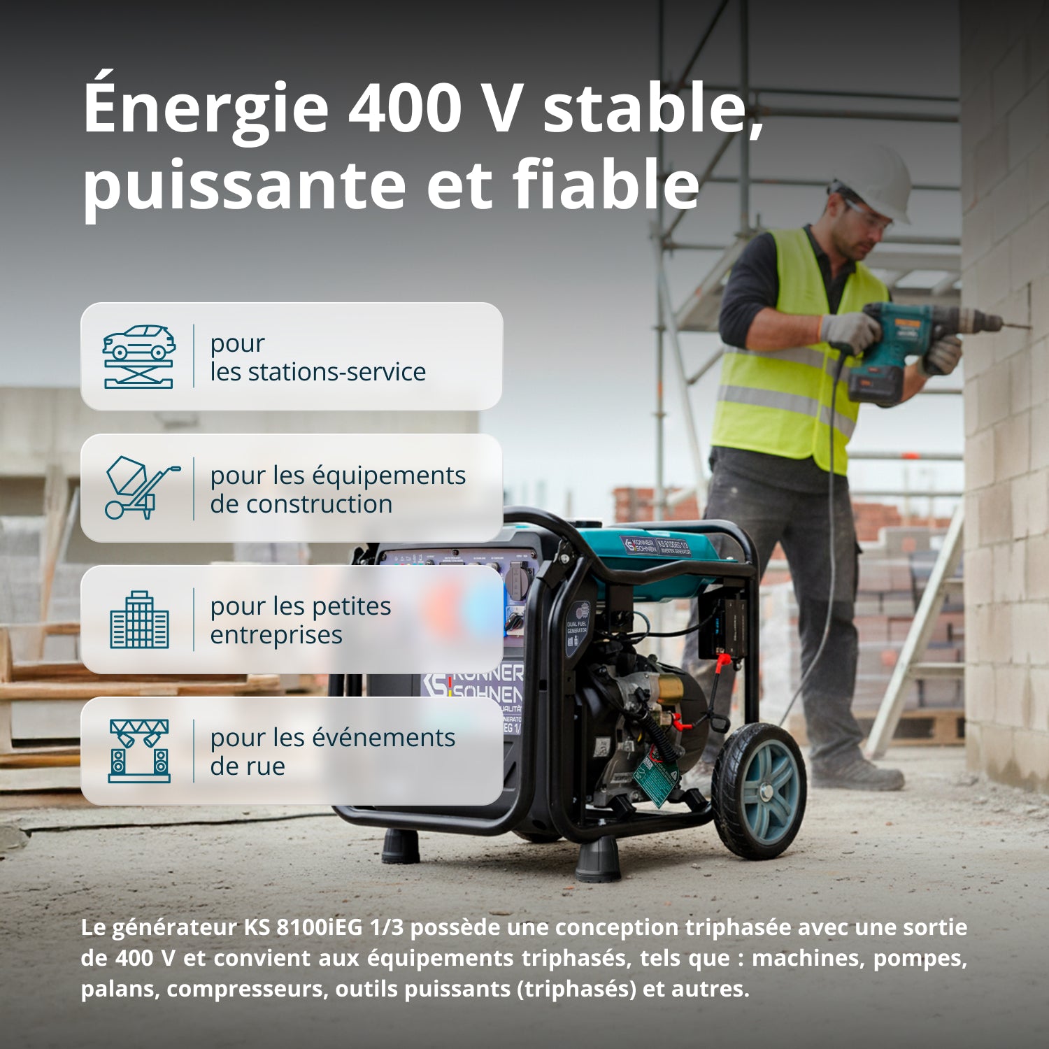 Groupe électrogène Inverter KS 8100iEG 1/3
