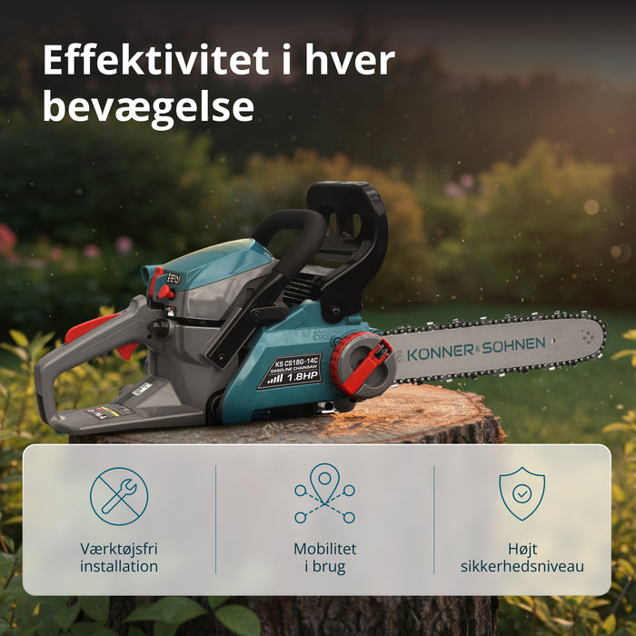 Benzinmotorsav KS CS18G-14C