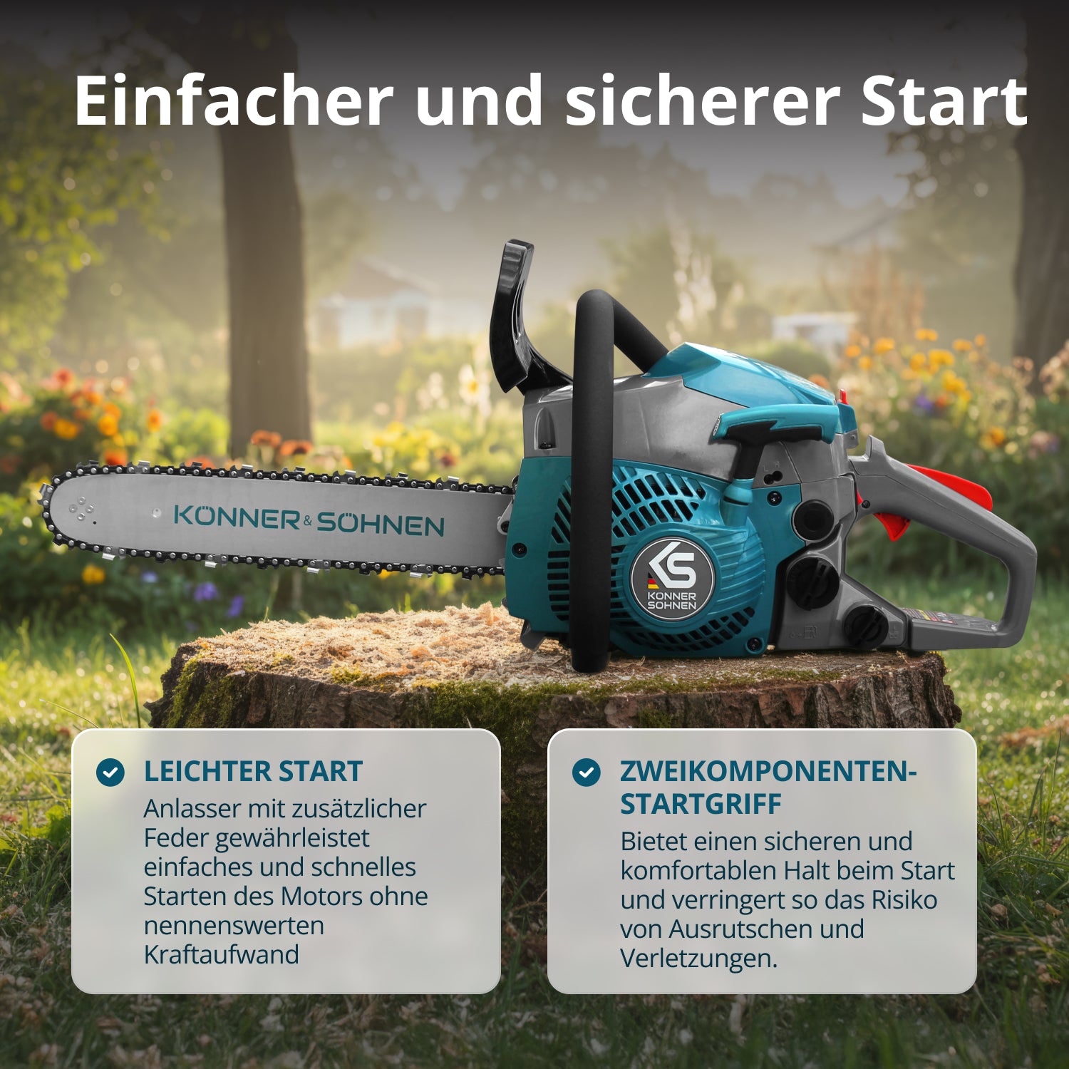 Motosserra a gasolina KS CS18G-14C