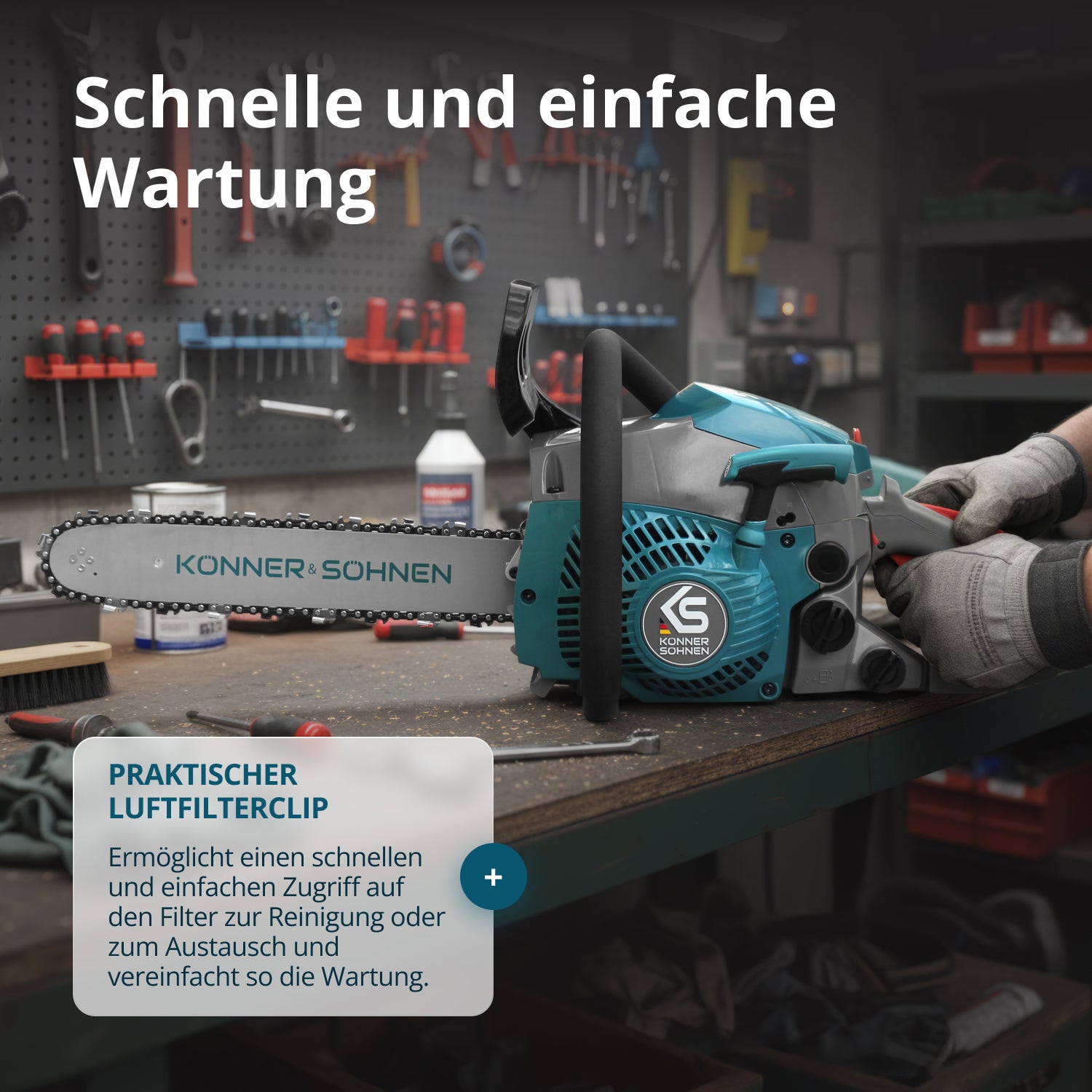 Motosserra a gasolina KS CS18G-14C