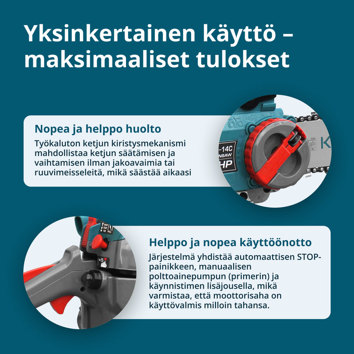 Bensiiniketjusaha KS CS18G-14C