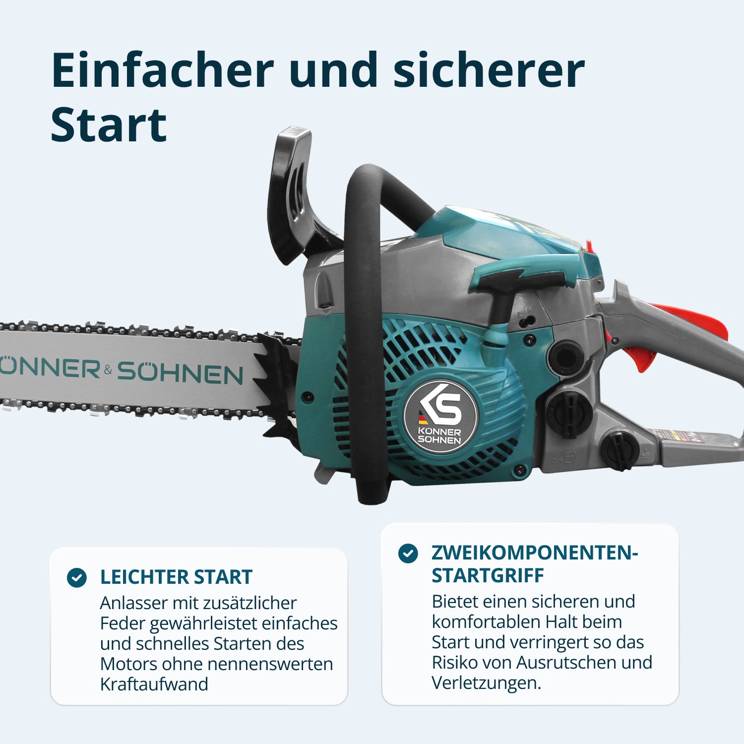 Bensindriven Motorsåg KS CS20G-16