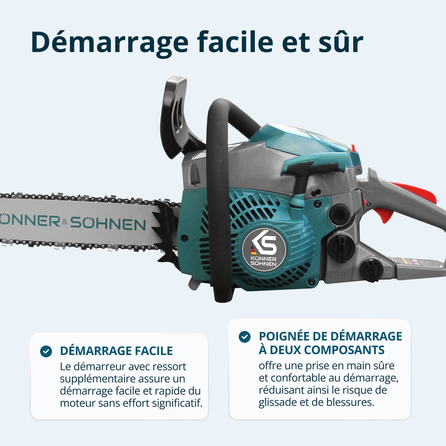 Tronçonneuse à essence KS CS20G-16