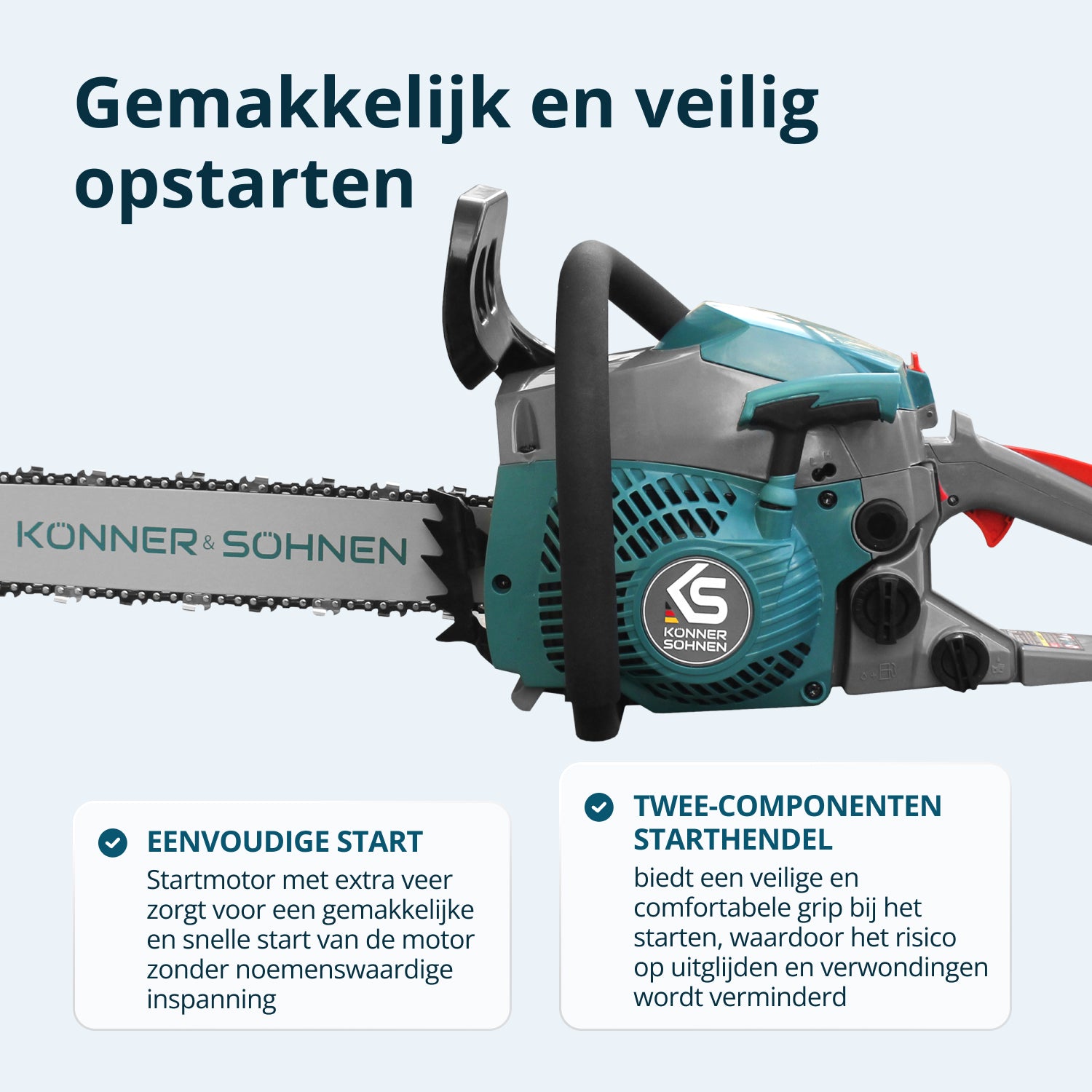 Benzinekettingzaag KS CS20G-16