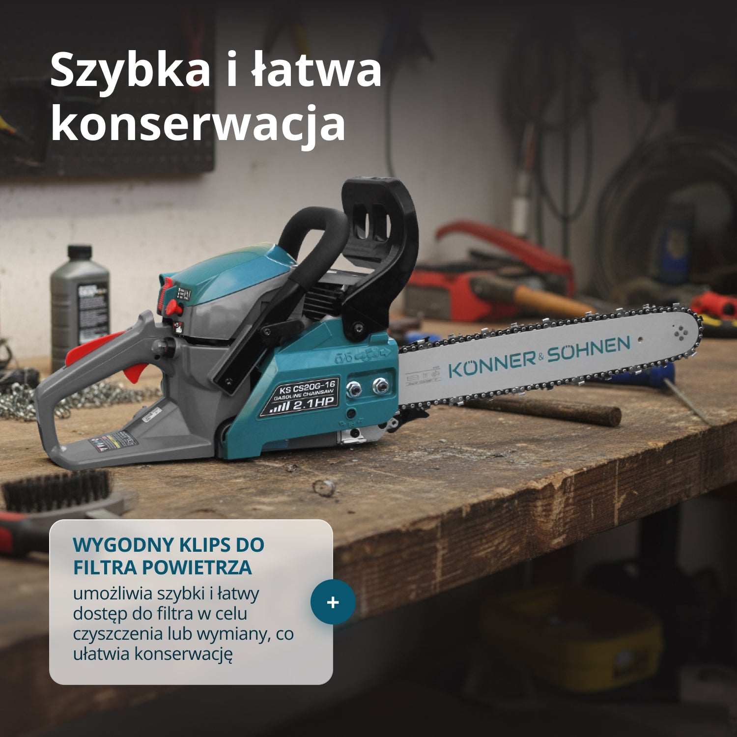 Gasoline Chainsaw KS CS20G-16