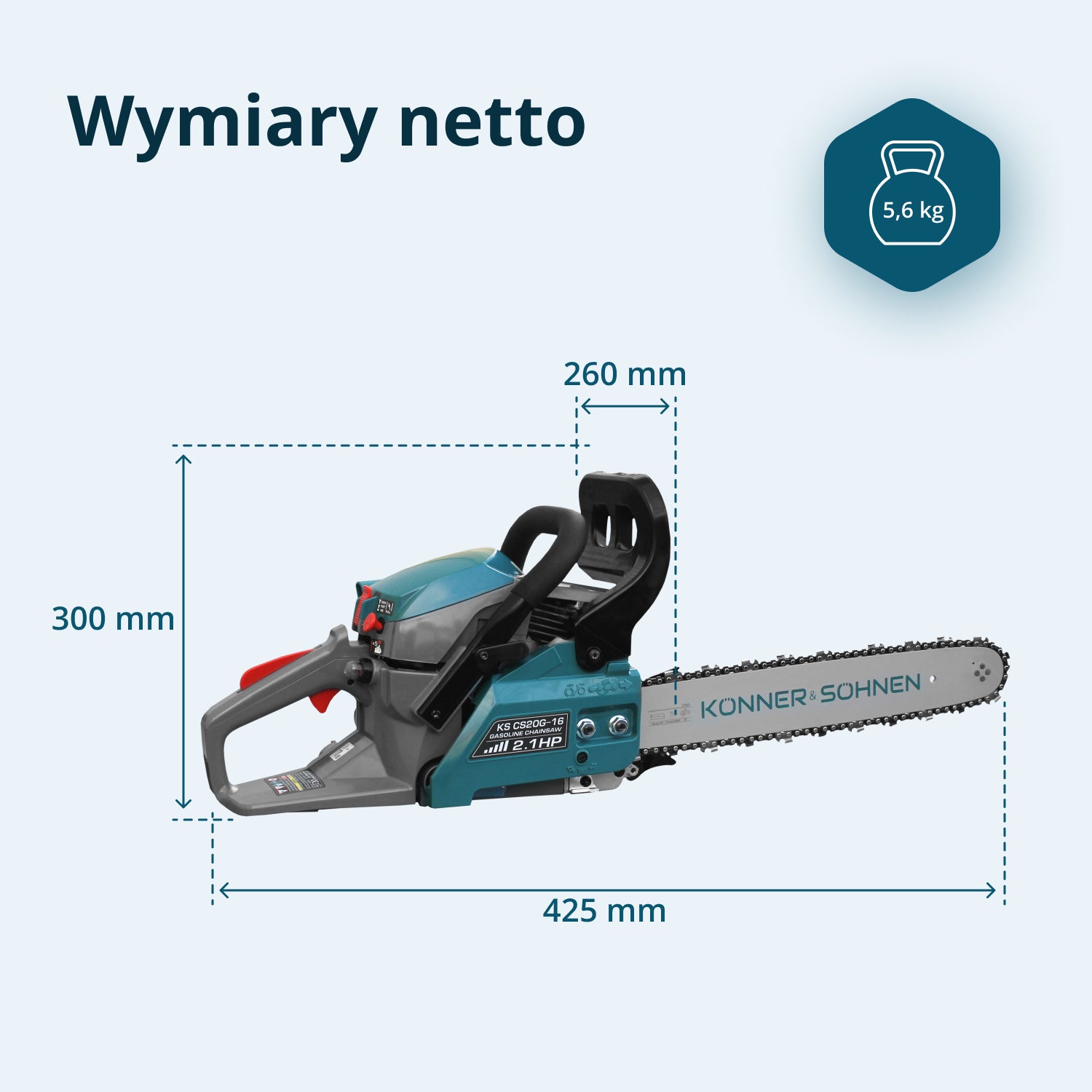 Gasoline Chainsaw KS CS20G-16