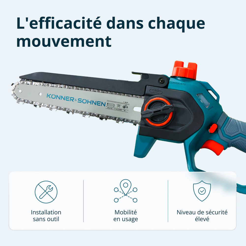 Mini-tronçonneuse à batterie  KS MCS20V-8