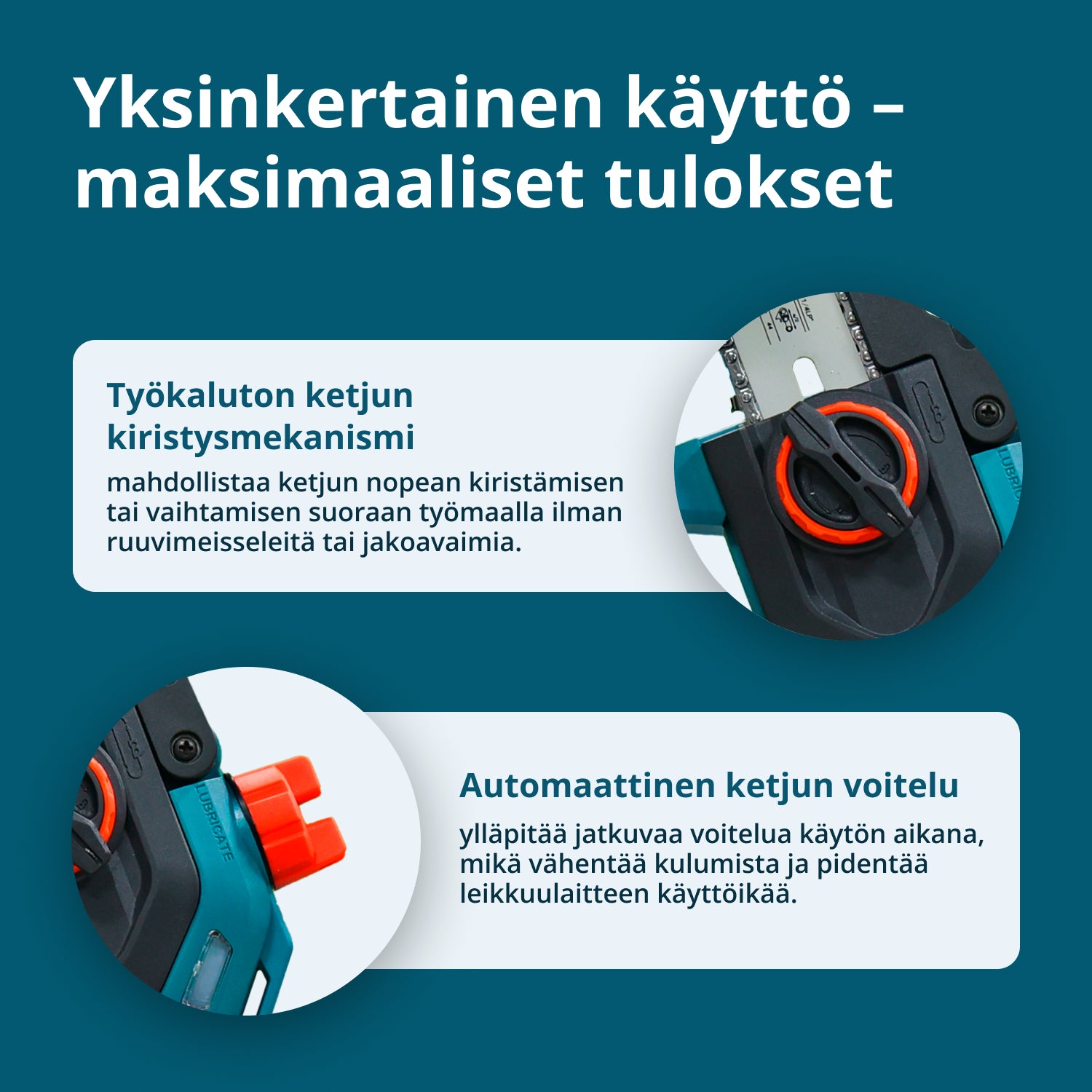 Johdoton Mini Moottorisaha KS MCS20V-8