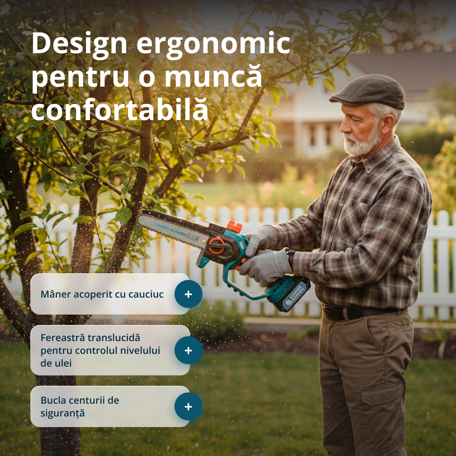 Cordless Mini Chainsaw KS MCS20V-8