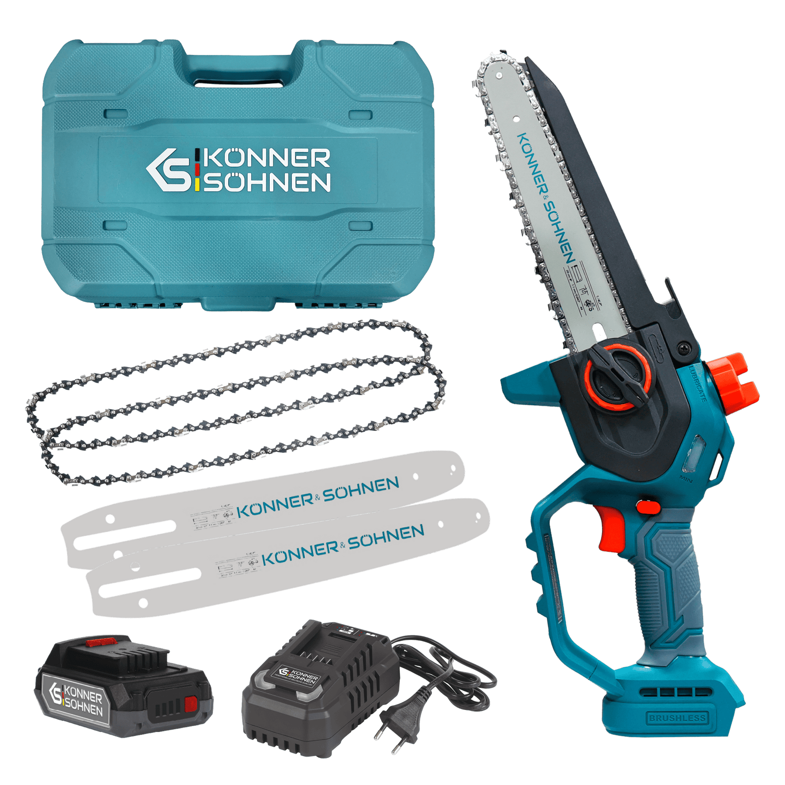 Mini Motosserra Sem Fios KS MCS20V-8 Case