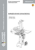 Astilladora de leña vertical eléctrica KS 8-12THE