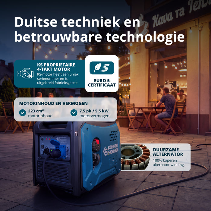 Invertergenerator KS 6000iE S ATS